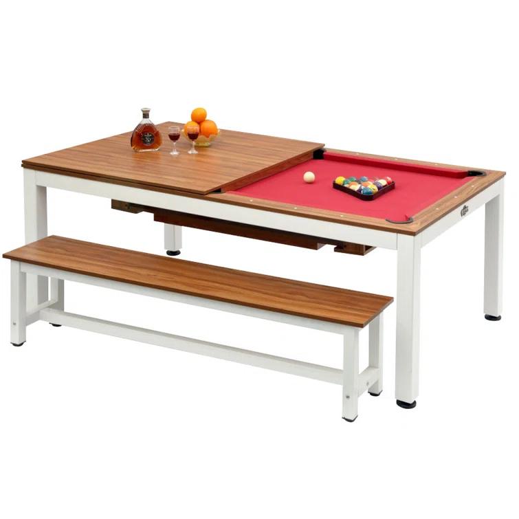 Playcraft Playcraft Glacier 7' Pool Table with Dining Top and Steel Legs