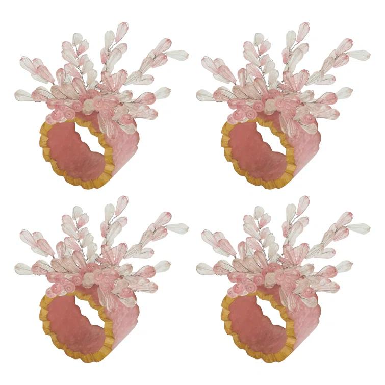 Saro Napkin Ring Collection Napkin Ring (Set of 4)