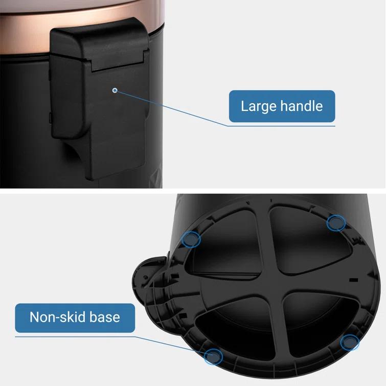 Innovaze Metal Step On Kitchen Trash Can - 8 Gallons