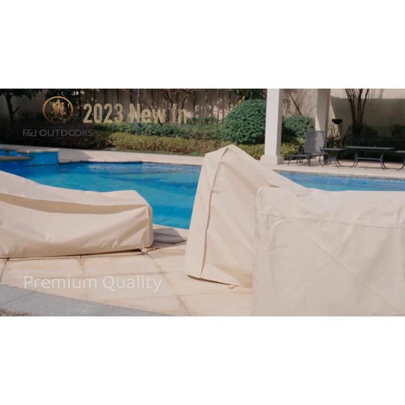Premium Waterproof Outdoor Patio Rectangular Table Cover: Latest Rip-Stop Fabric, 3-Year Warranty