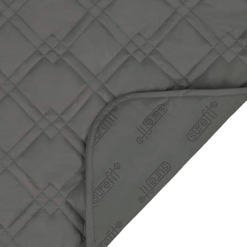 Sure Fit Polyester Box Cushion Sofa Slipcover