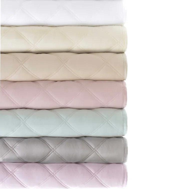 Pine Cone Hill Quilted Silken Solid Coverlet
