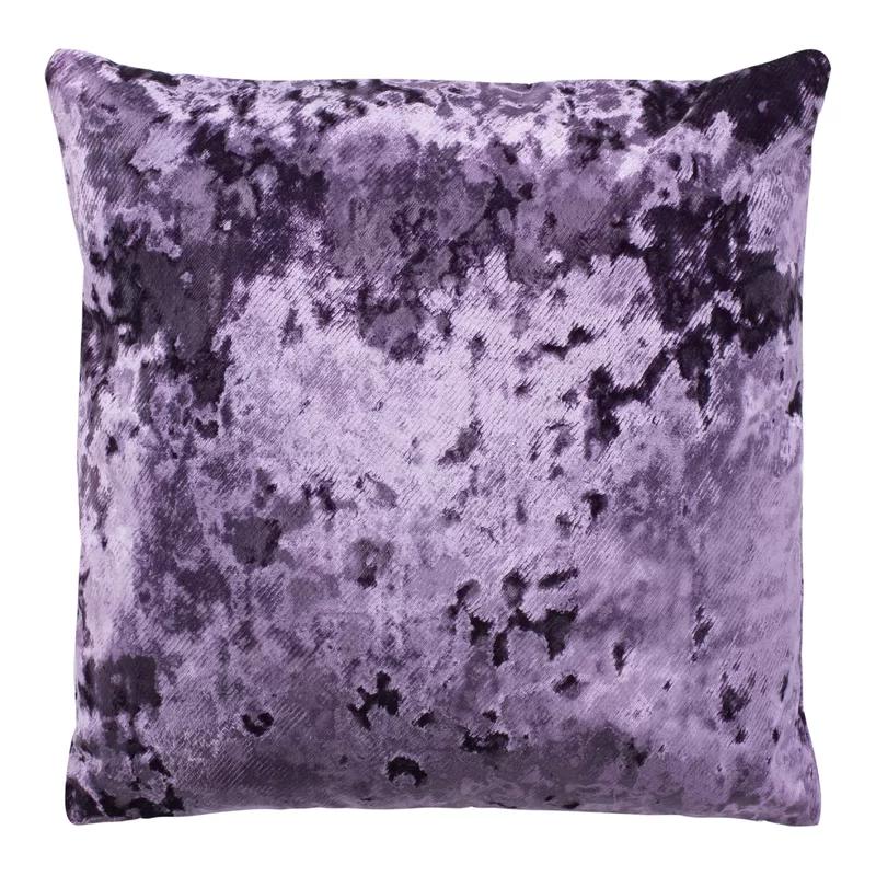 Gili Light Purple Velvet 18-inch Decorative Pillow