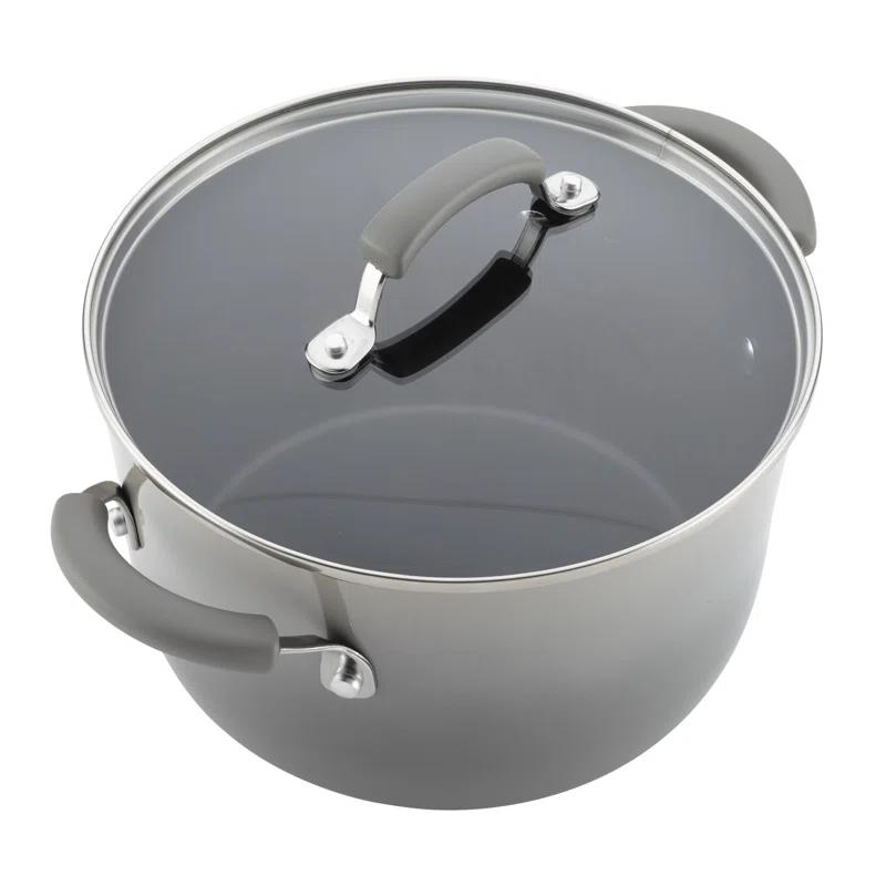 Rachael Ray Rachael Ray Classic Brights Nonstick Cookware Pots and Pans Set, 14 Piece