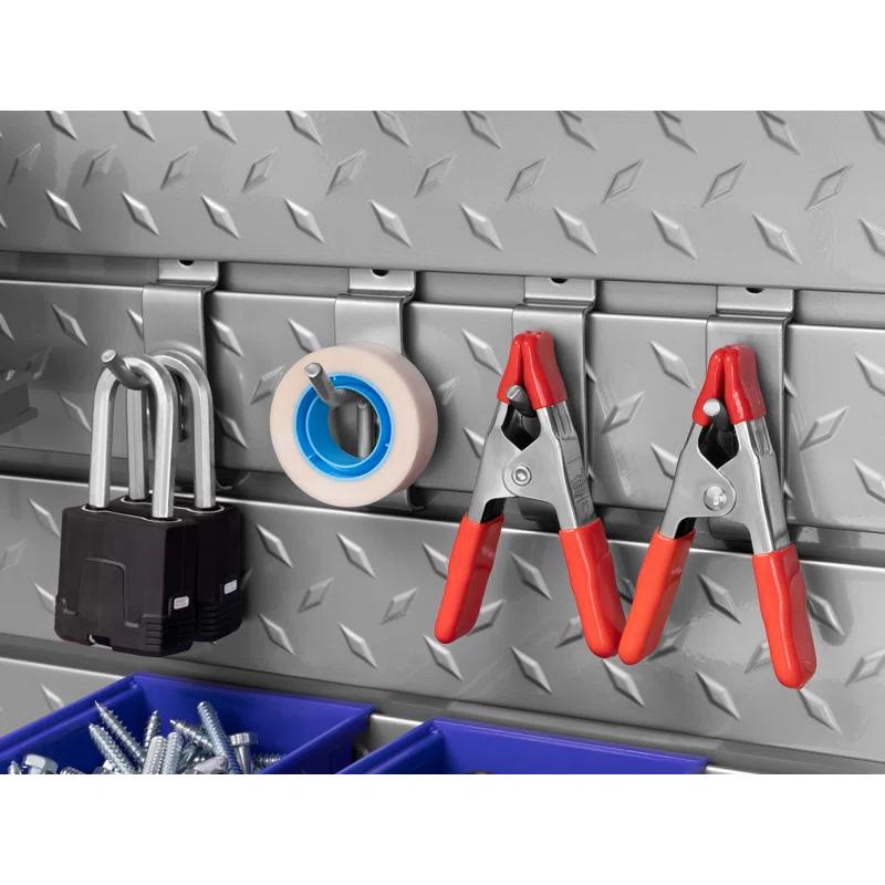 NewAge Products Garage 40 Piece Steel Slatwall Accessory Kit