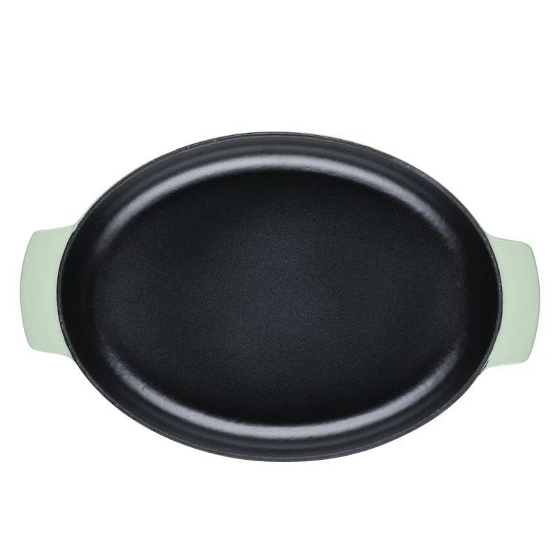 KitchenAid® KitchenAid Cast Iron Oval Au Gratin Roasting Pan Suitable - 2.5 Quart