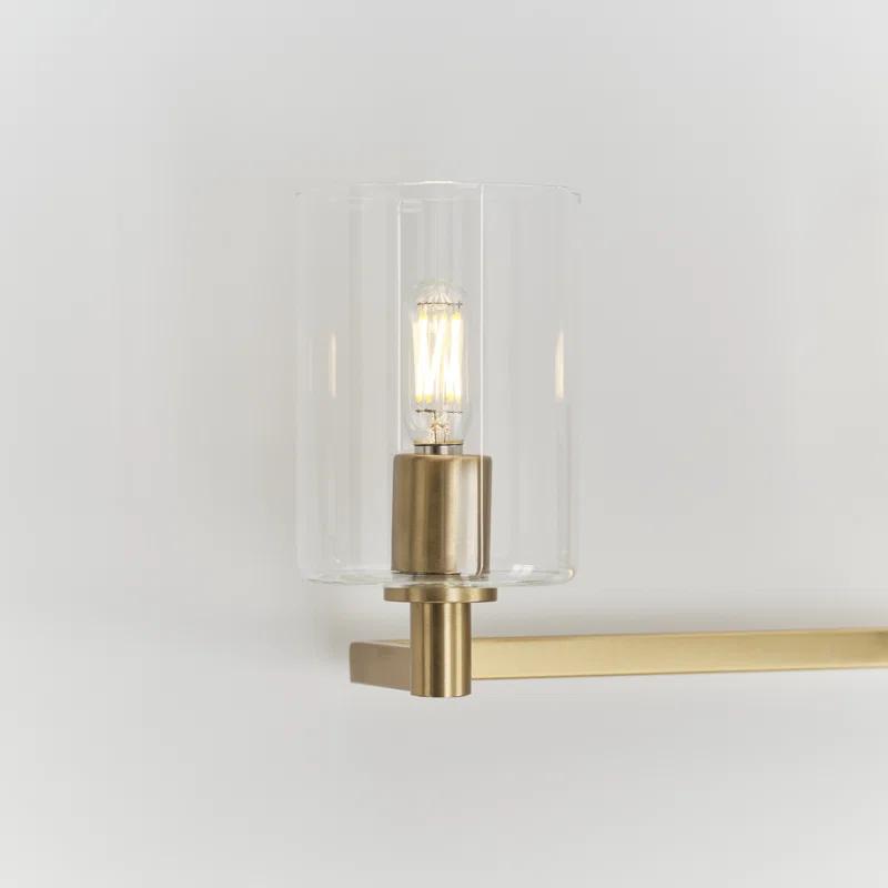 Haines 4 Light Transparent Dimmable Vanity Light