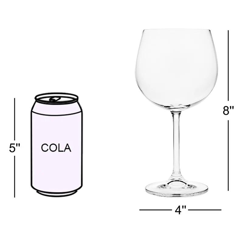 Godinger Silver Art Co Meridian 19 oz. Crystal All Purpose Wine Glass