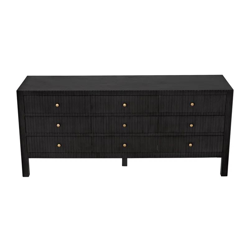 Bellinger 9-Drawer Dresser - Dark Brown