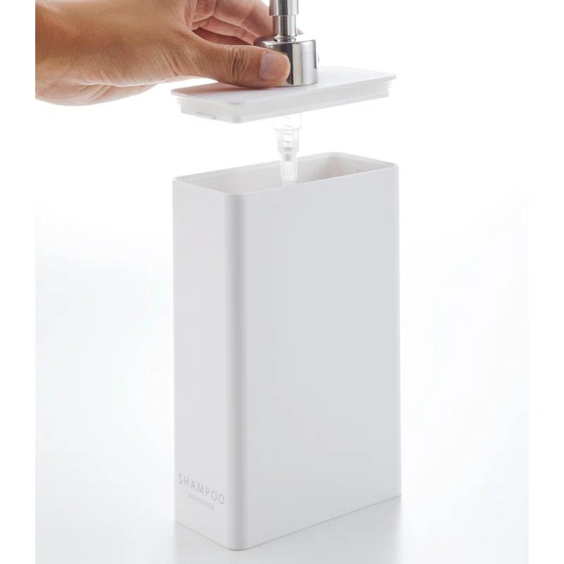 Yamazaki Home Yamazaki Home Dispenser, Contemporary Bottle Pump For Shower, 24 fluid oz., 700 ml