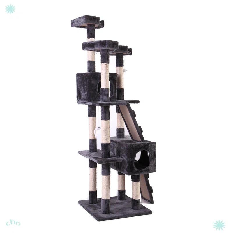 Tucker Murphy Pet™ Multi-Level Cat Tree Tower, Kitten Condo House With Scratching Posts