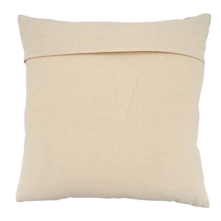 Saro Adah Collection Geometric Cotton Throw Pillow