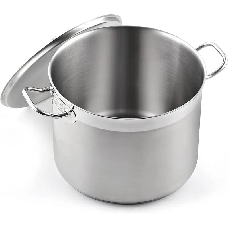 Cooks Standard Cooks Standard Professional Stainless Steel Stock Pot with Lid, Silver