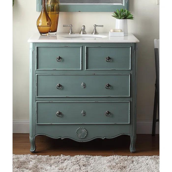 Canora Grey Medina 34'' Free Standing Single Bathroom Vanity Set