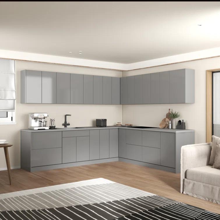 WALLKITCHENS 102'' W x 96'' H Medium Density Fiberboard (MDF) Ready-to-Assemble