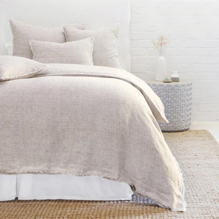 Logan Linen Sham by Pom Pom at Home - Terra Cotta / Standard