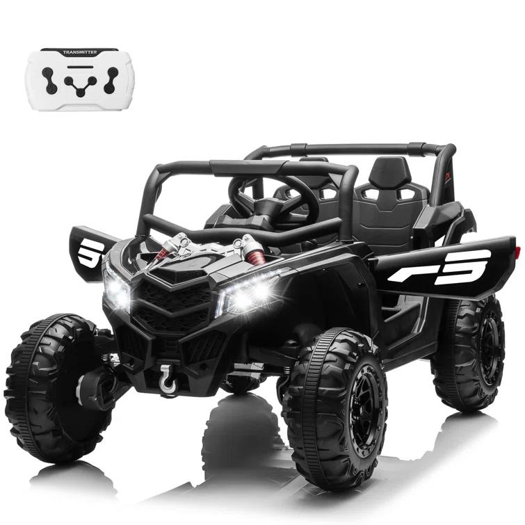 Anrli 24V 4WD Kids Electric UTV w/ Remote Control, Large Seat & 3 Speeds (Ages 3-8)