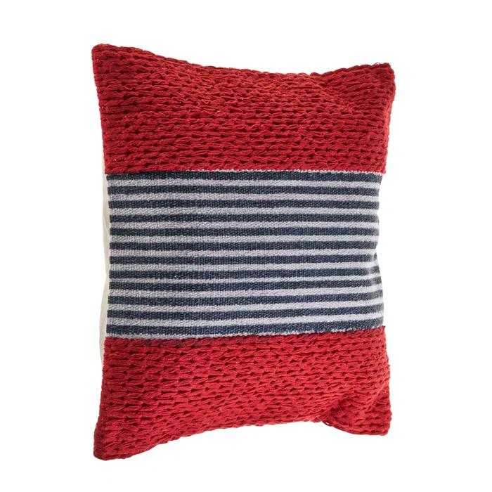 Evette Rios Throw Pillow Geometric Cotton Throw Pillow