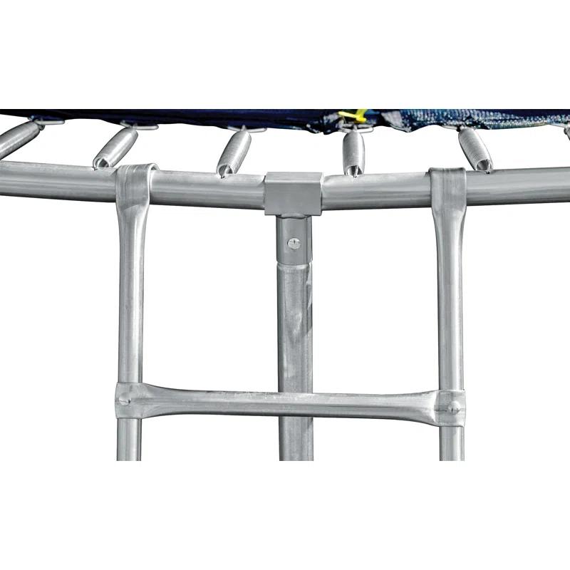 Ceballos 16FT Trampoline With Balance Bar  And  Basketball Hoop And Ball, ASTM Approved Reinforced Type Outdoor Trampoline With Enclosure Net