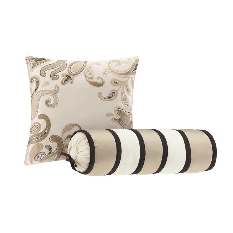 Madison Park Aubrey 12 Piece Comforter Set with Cotton Bed Sheets