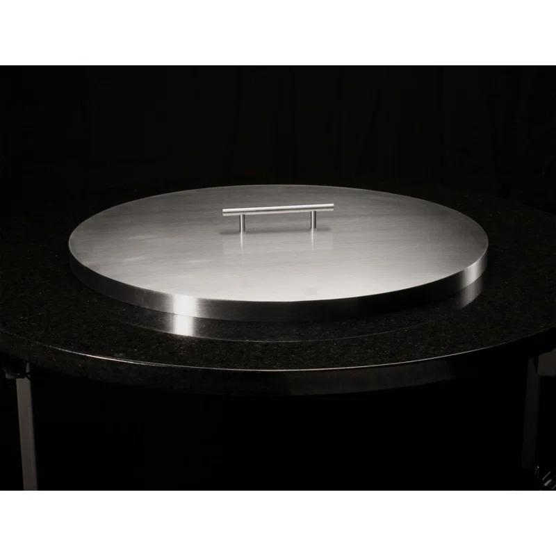 Celestial Fire Glass Stainless Steel Fire Pit Lid for Round Fire Pits
