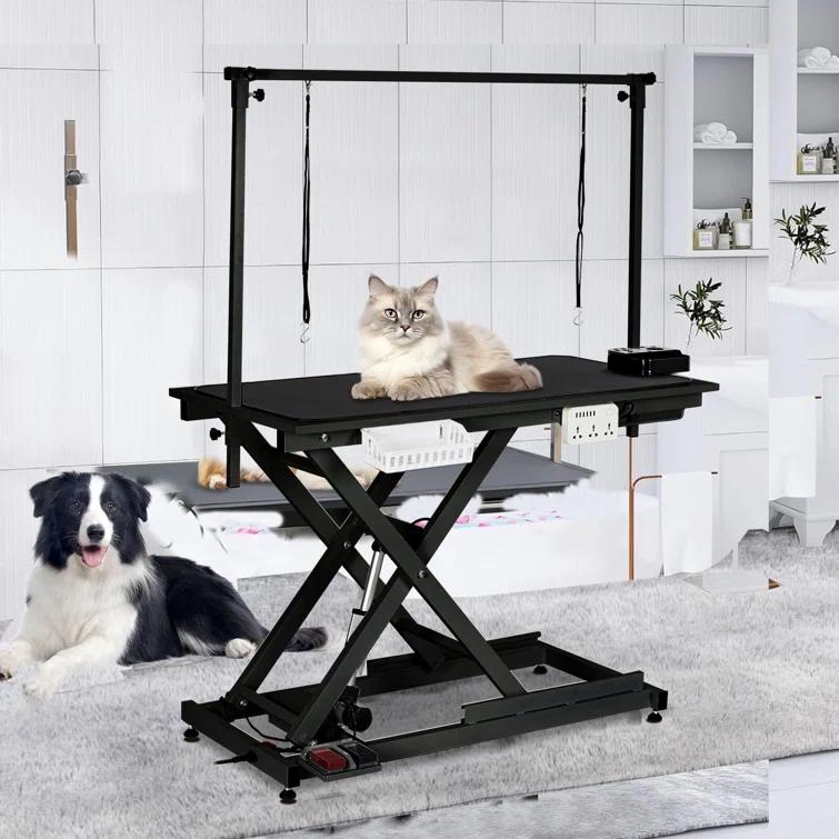 babevy 50'' Electric Dog Grooming Table, Heavy Duty, Height Adjustable Pet Grooming Table | Wayfair