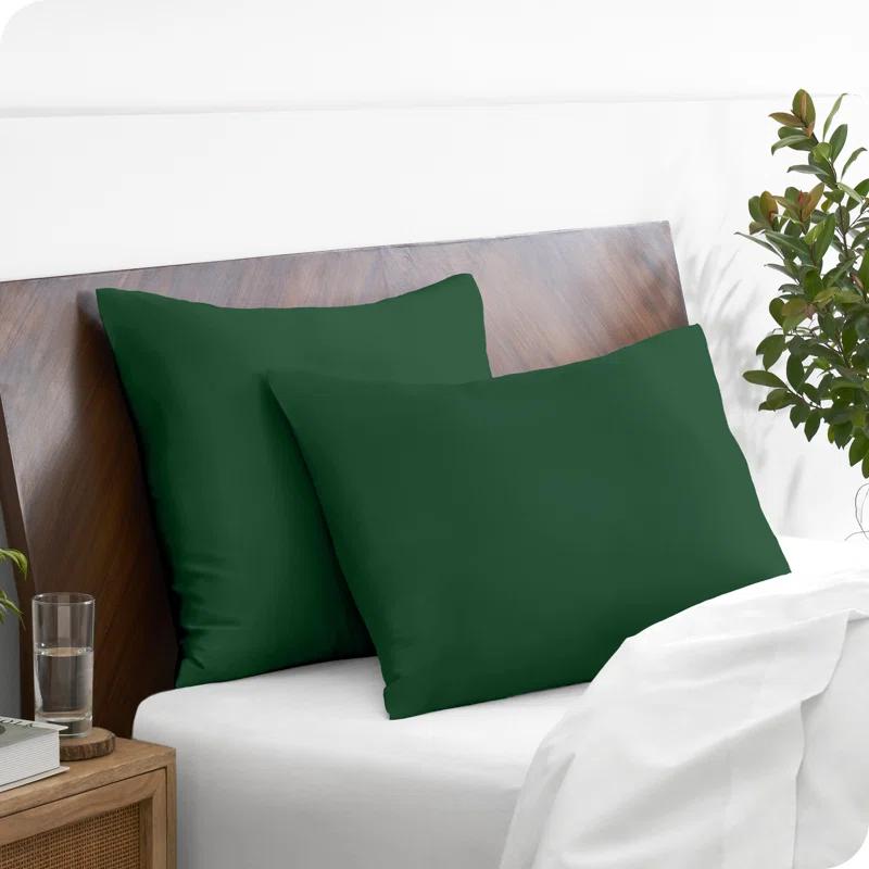 Bare Home Soft Poly Satin Pillowcase Set