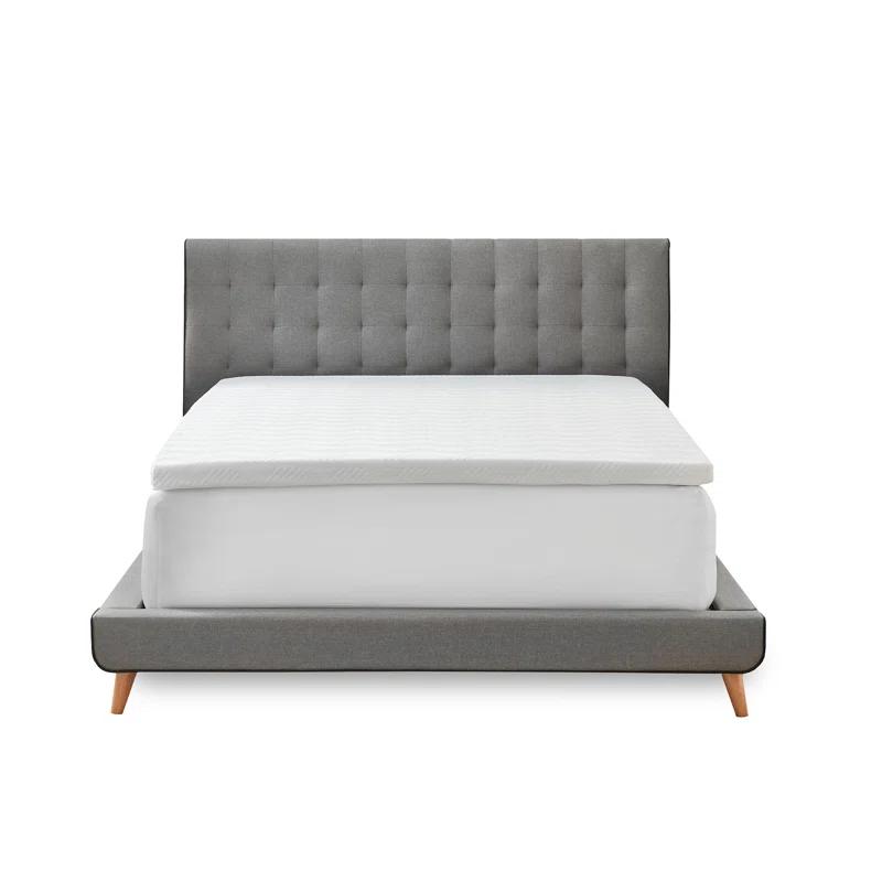 BodiPEDIC 3" Gel Memory Foam Mattress Topper with Cooling Cover