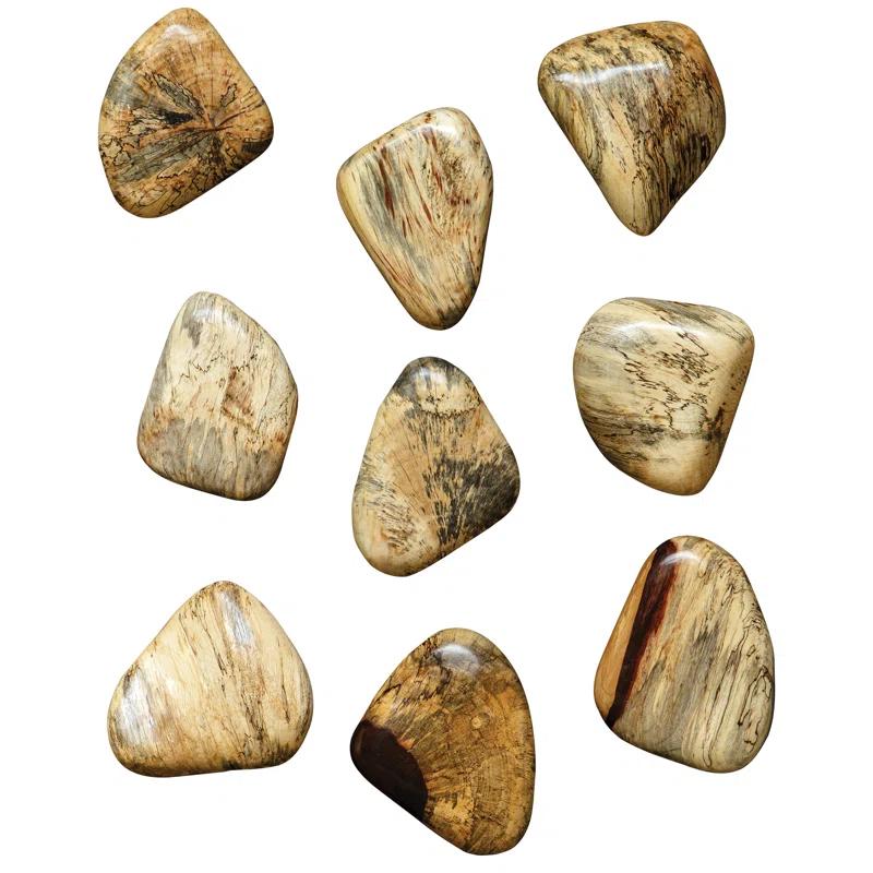 Uttermost Boho Abstract Wall Decor on Solid Wood