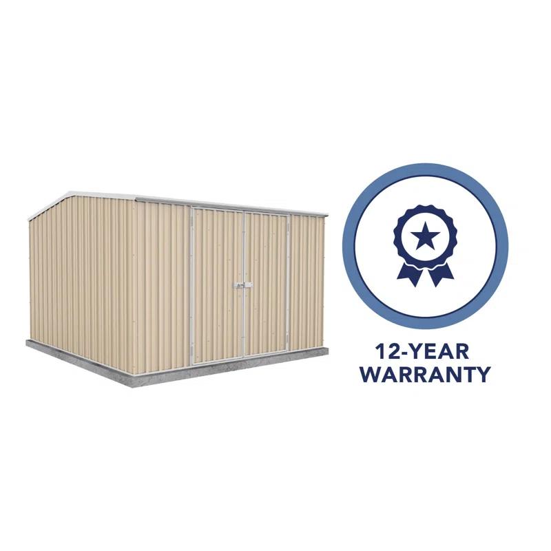 Absco Absco Premier 10 ft. W x 10 ft. D Metal Storage Shed