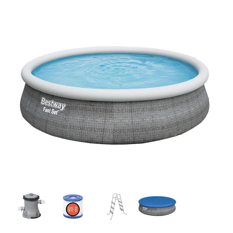 Bestway Plastic Round Inflatable Pool H x W x L