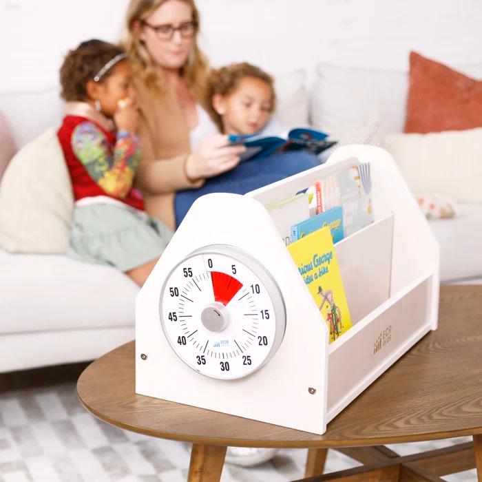 ECR4Kids ECR4Kids Double-Sided Book Caddy with Countdown Timer