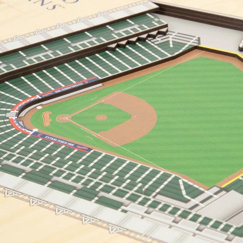YouTheFan MLB 5-Layer StadiumViews 3D Wall Art