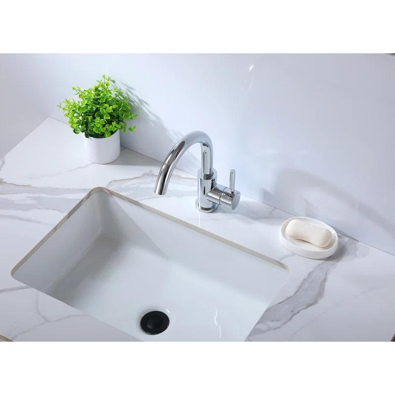 Louis Single-Hole Single-handle Bathroom Faucet