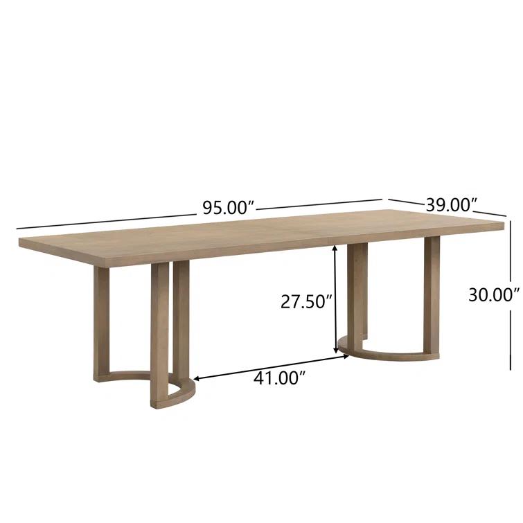 Christopher Knight Home Harlan Rectangular Dining Table & Reviews | Wayfair