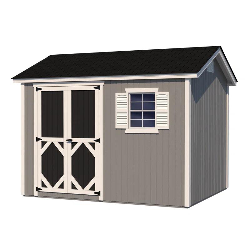 Little Cottage Co. Classic Workshop Outdoor Wood Storage Shed