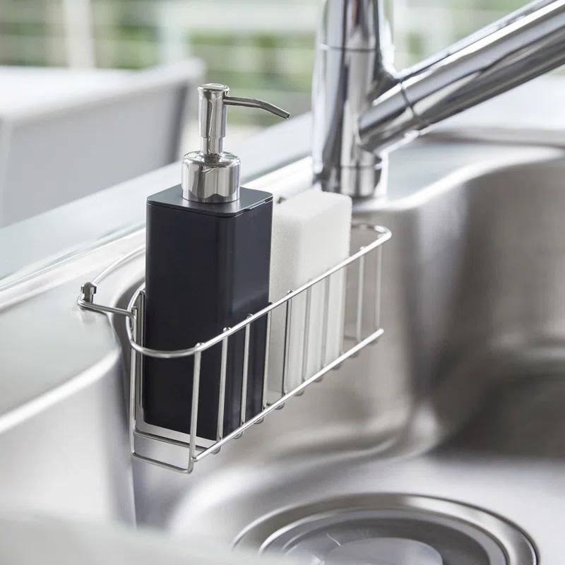 Yamazaki Home Yamazaki Home Refillable Hand Soap Dispenser With Pump, Bathroom, Kitchen, 8.5 fluid oz.