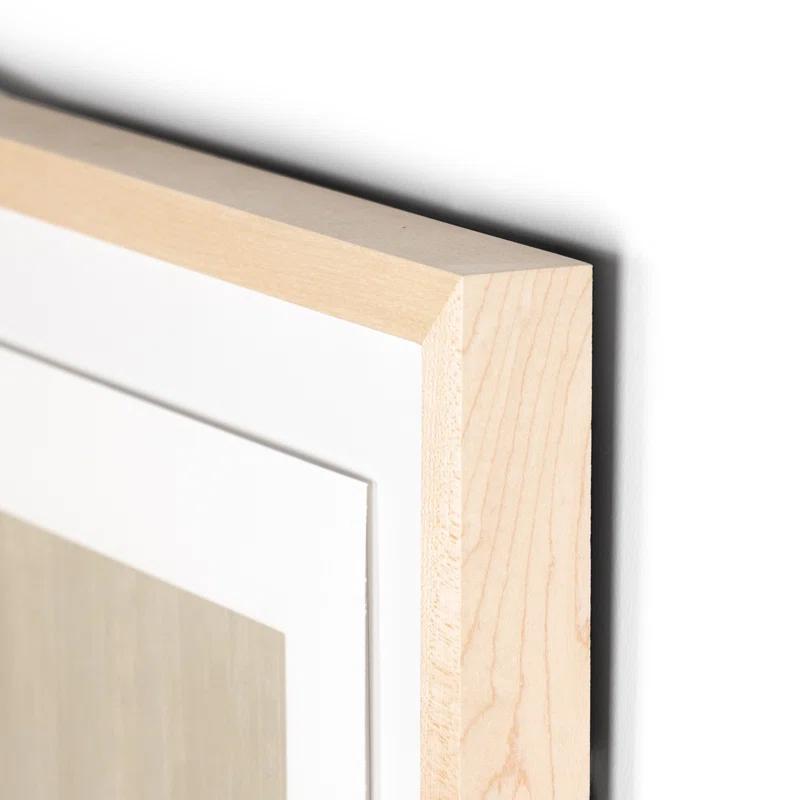 Four Hands Art Studio Victoria Holly " Negative In Taupe " by Victoria Holly Painting Print