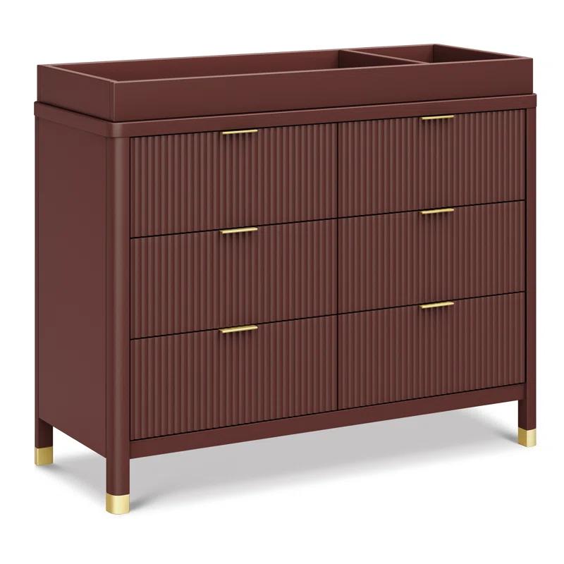 Brimsley Tambour 6 - Drawer Assembled Dresser