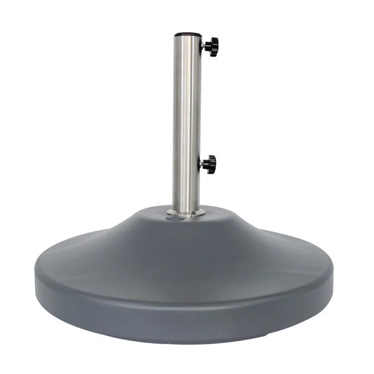 US Weight Fillable 120lb Capacity Free Standing Patio Umbrella Base