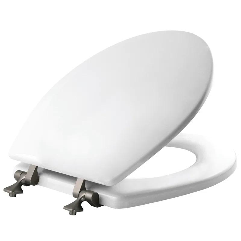 Mayfair by Bemis 7M844BN 000 Mayfair 44CP Featuring STAY-TITE Seat Fastening System & Hinges, ROUND, White