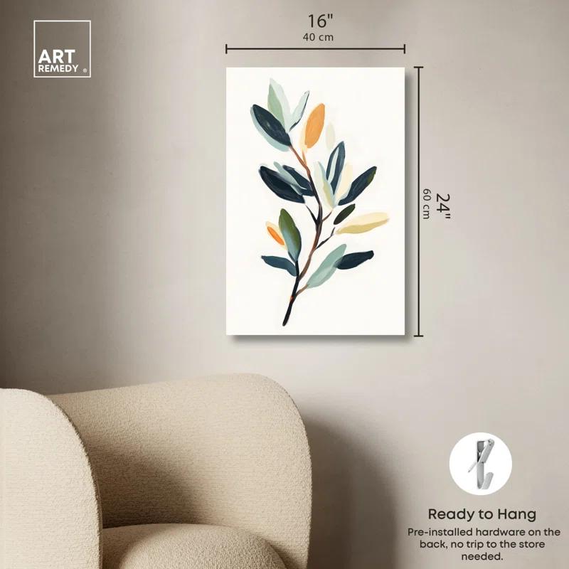 Art Remedy Prismatic Grove I Canvas Retro Poster Art by Art Remedy
