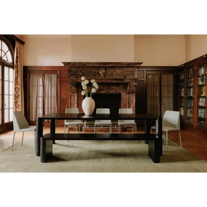Kirk Dining Table - Black / 96"W