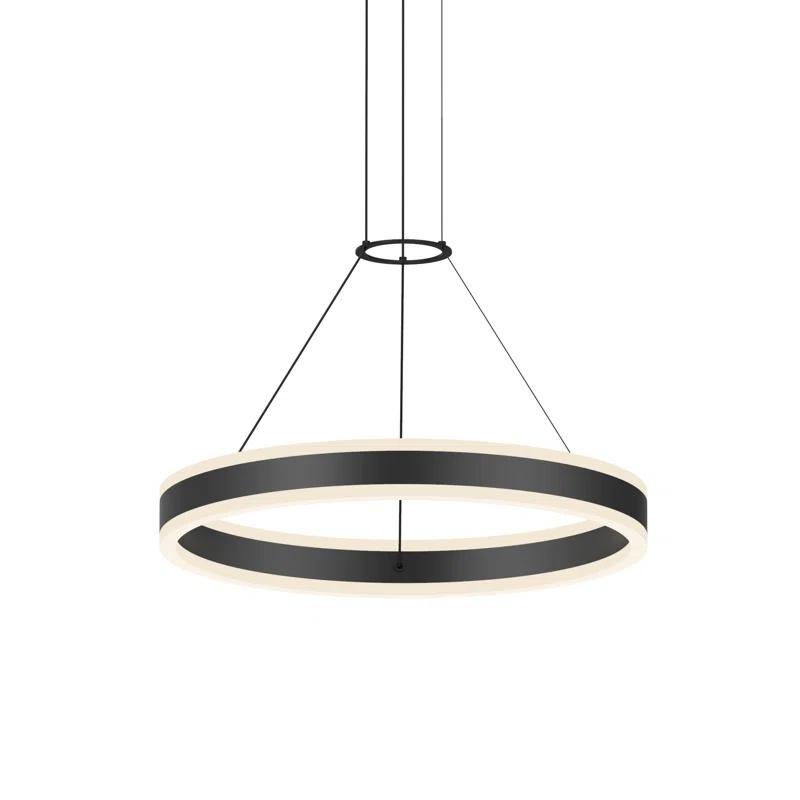 Double Corona 2 - Light Dimmable LED Wagon Wheel Chandelier