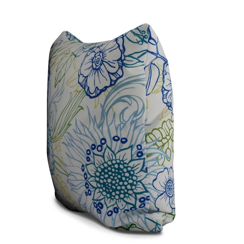 e by design Floral Reversible Throw Pillow