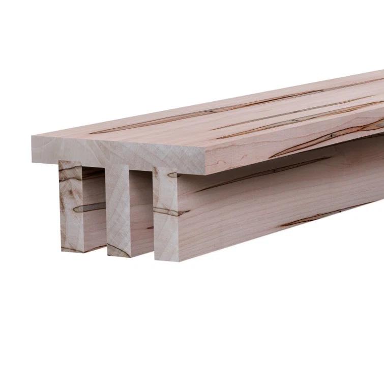 Ornamental Mouldings Natural Industrial Slat Beam 5-1/2"X3-1/8"X92"