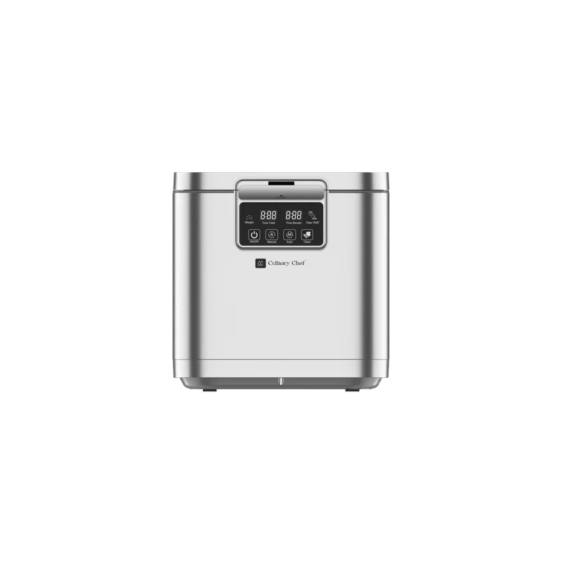 Culinary Chef Culinary Chef,  3.8l Smart Electric Food Waste Composter, Stainless Steel