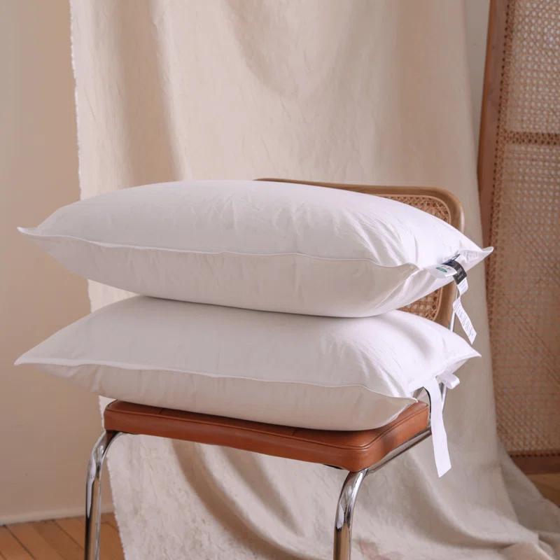 Highland Feather Highland Feather 750 Loft Hungarian Goose Down Pillow 500 TC Cotton Casing