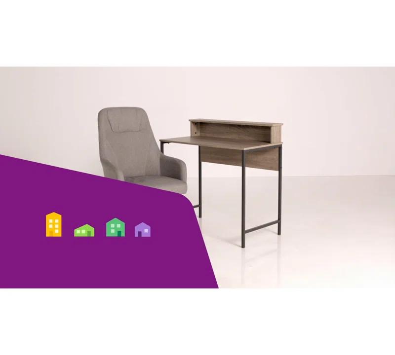 Jetty Metal Base Writing Desk