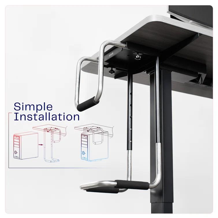 Vivo Heavy Duty Under Desk PC Mount